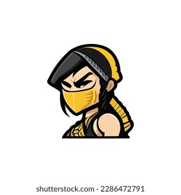 mortal combat illustration, esports mascot