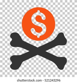 Mortal Debt icon. Vector pictogram style is a flat symbol, color, chess transparent background. Designed for software and web interface toolbars and menus.