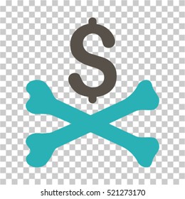 Mortal Debt icon. Vector pictogram style is a flat symbol, color, chess transparent background. Designed for software and web interface toolbars and menus.