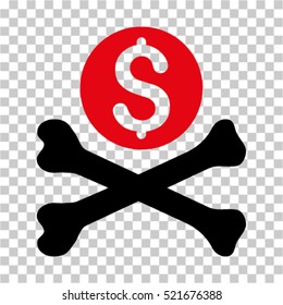 Mortal Debt icon. Vector pictogram style is a flat symbol, color, chess transparent background. Designed for software and web interface toolbars and menus.