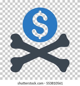 Mortal Debt icon. Vector pictograph style is a flat symbol, color, chess transparent background. Designed for software and web interface toolbars and menus.