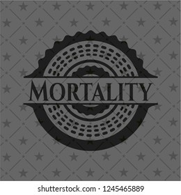 Mortality black emblem