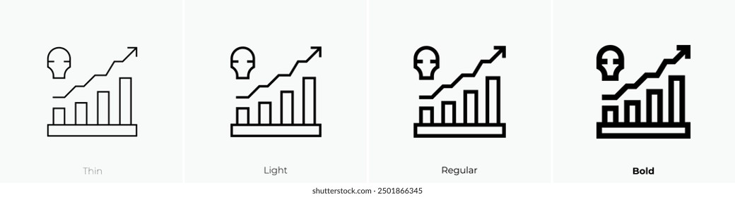 mortality icon. Thin, Light Regular And Bold style design isolated on white background