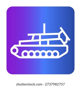 mortar black line icon. Vector isolated element. Minimal clean icons for apps and websites.