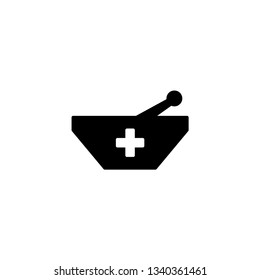 mortar black and white icon
