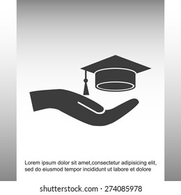 Mortar Board or Graduation Cap 