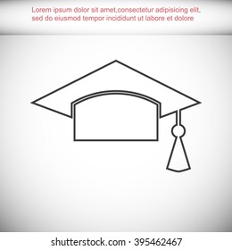 Mortar Board or Graduation Cap 