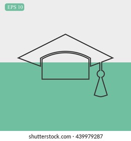 Mortar Board or Graduation Cap 