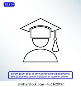 Mortar Board or Graduation Cap