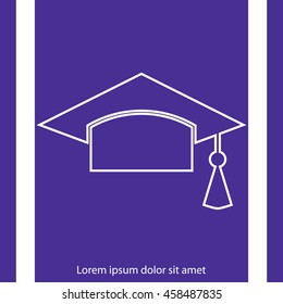Mortar Board or Graduation Cap 