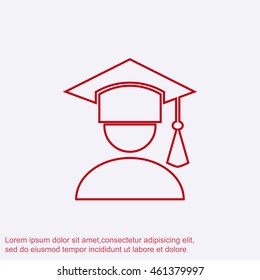 Mortar Board or Graduation Cap