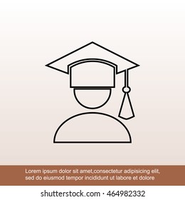 Mortar Board or Graduation Cap