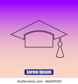 Mortar Board or Graduation Cap 