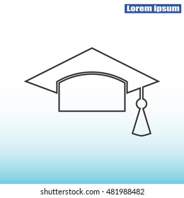 Mortar Board or Graduation Cap 