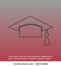Mortar Board or Graduation Cap 