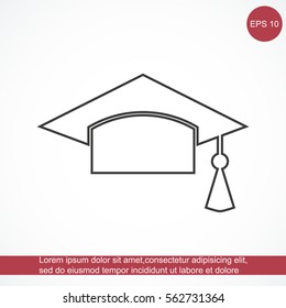 Mortar Board or Graduation Cap 