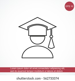 Mortar Board or Graduation Cap