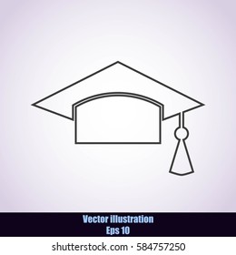 Mortar Board or Graduation Cap 