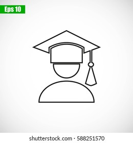Mortar Board or Graduation Cap