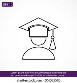 Mortar Board or Graduation Cap