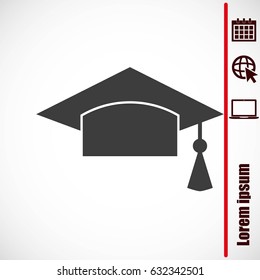 Mortar Board or Graduation Cap 