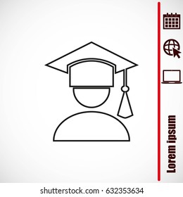 Mortar Board or Graduation Cap