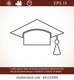 Mortar Board or Graduation Cap 