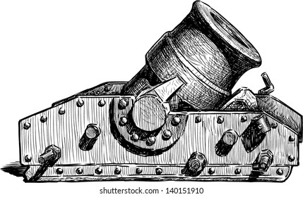mortar gun