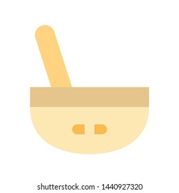  mortar icon. flat illustration of mortar vector icon for web. Perfect use for website, pattern, app, etc.