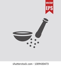 Mortar icon.Vector illustration.