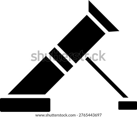 Mortar Line Icon Vector Design
