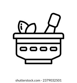 mortar line icon. vector icon for your website, mobile, presentation, and logo design.