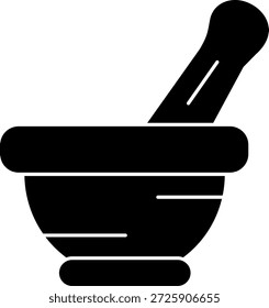 Diseño de icono de Vector de línea de mortero