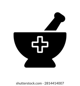 Mortar Pestle Cross Pharmacy Compounding Medicine Apothecary