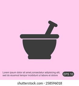 Mortar and pestle icon