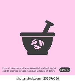 Mortar and pestle icon