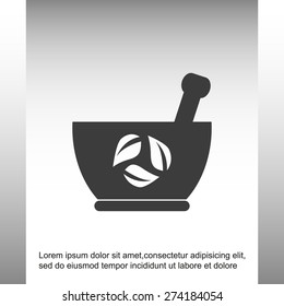 Mortar and pestle icon