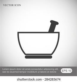 Mortar and pestle icon