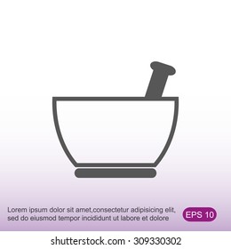 Mortar and pestle icon