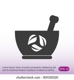 Mortar and pestle icon