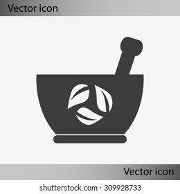 Mortar and pestle icon