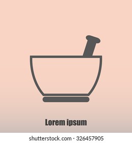 Mortar and pestle icon