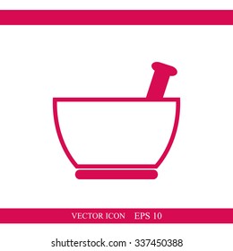 Mortar and pestle icon