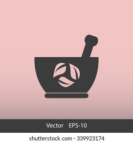 Mortar and pestle icon