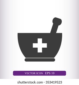 Mortar and pestle icon