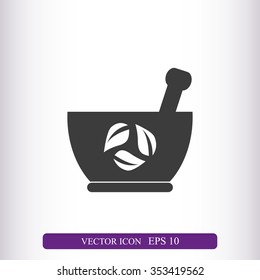 Mortar and pestle icon