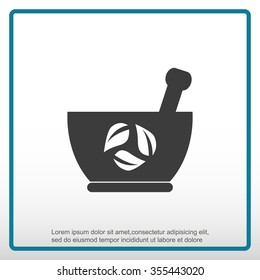 Mortar and pestle icon