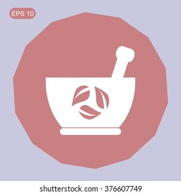 Mortar and pestle icon