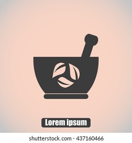 Mortar and pestle icon