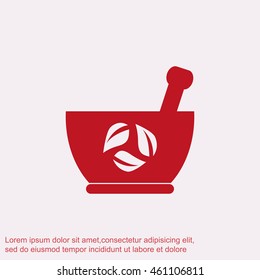 Mortar and pestle icon